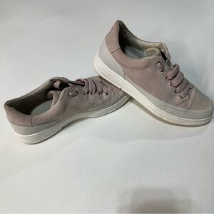 Candice Cooper Sneakers Women’s size 40 Dusty Pink Leather Suede Lace Up Low Top